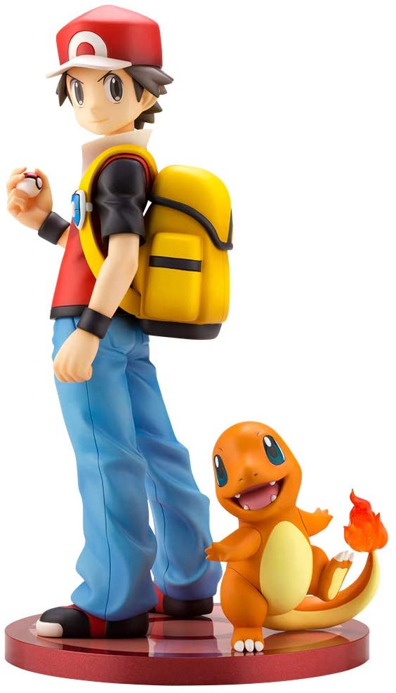 Monstruos de bolsillo / Pokemon - Artfx J Rojo con Charmander / Hitkage (Kotobukiya)