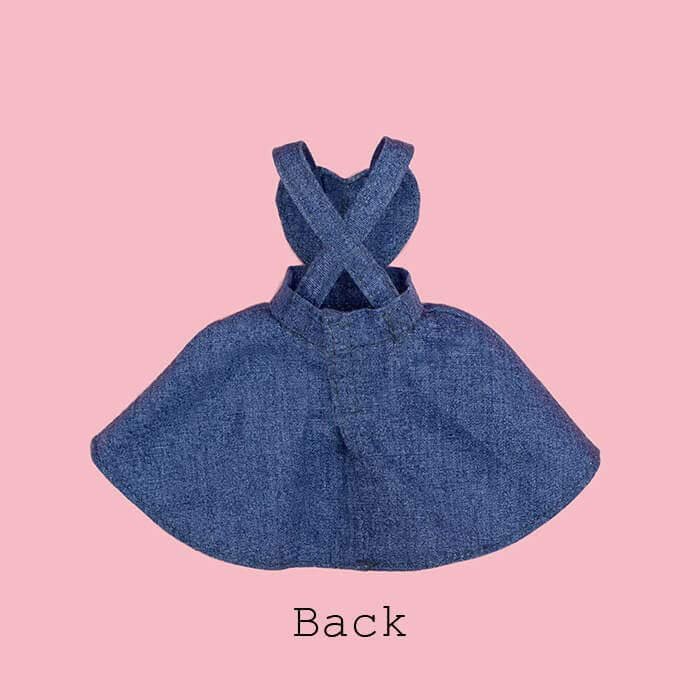 Produced by Junie Moon Dear Darling Fashion for Dolls Cherry Jumper Skirt (22cm Doll Size)