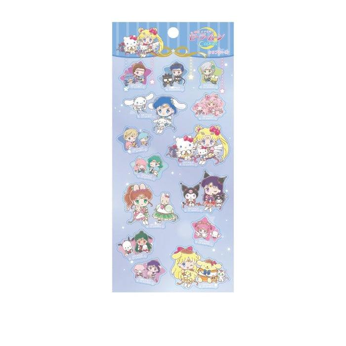 "Pretty Guardian Sailor Moon Cosmos the Movie" x Sanrio Characters Clear Sticker 1
