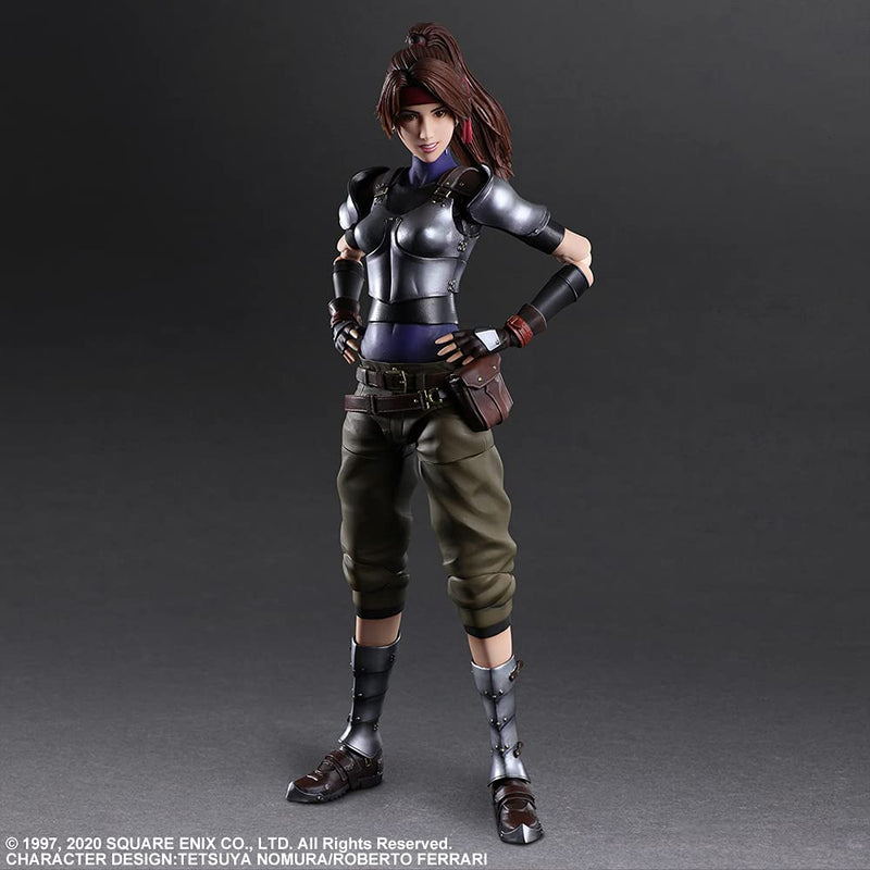 "Final Fantasy VII Remake" Play Arts Kai Jessie & Bike Set