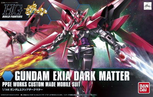 PPGN-001 GUNDAM EXIA DARK MATTS - 1/144 ESCALA - HGBF (# 013), Gundam Build Fighters - Bandai