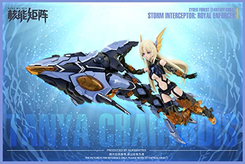 NUKE MATRIX "CYBER FOREST FANTASY GIRLS" STORM INTERCEPTOR: ROYAL ENFORCER PLASTIC MODEL KIT