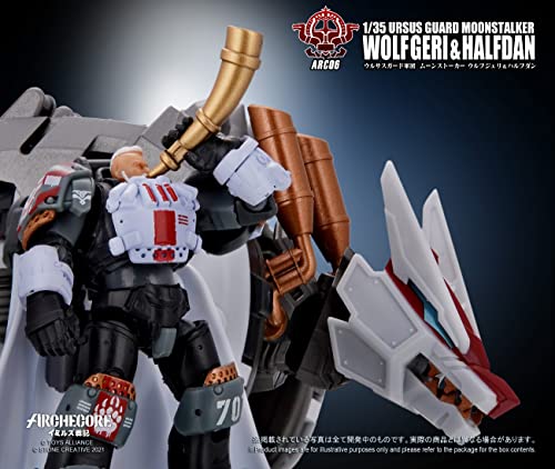 TOYS ALLIANCE LIMITED ARC-06 "ARCHE-YMIRUS" 1/35 SCALE URSUS GUARD MOONSTALKER WOLF GERI & HALFDAN