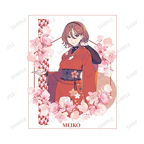 "Hatsune Miku" Sakura Miku Original Illustration MEIKO Art by kuro Big Silhouette T-shirt (Unisex XL Size)