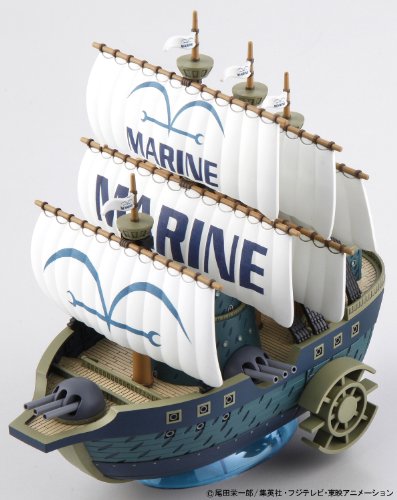 Bandai Model Kit One Piece Marine Warship Grand Ship Colección