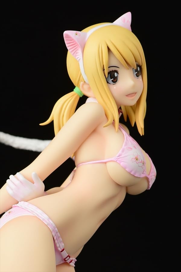 "Fairy Tail" Lucy Heartfilia Sakura Cat Gravure Style