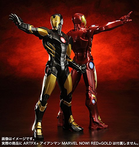 Iron Man 1/10 The Avengers - Kotobukiya MARVEL NOW! ARTFX+ BLACK X GOLD