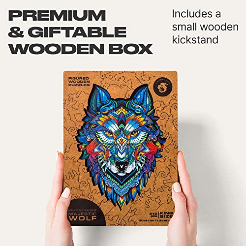 Majestic Wolf 310 Piece KS Size