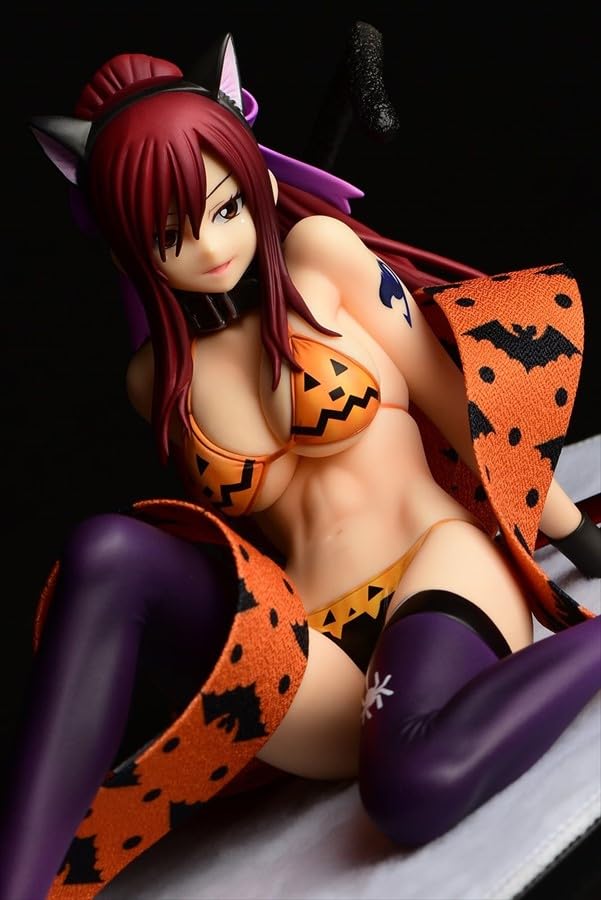 "Fairy Tail" Erza Scarlet Halloween Cat Gravure Style