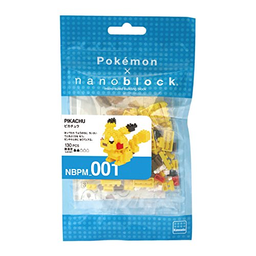 Pikachu Mini Collection Series Nanoblock (NBPM_001) Monstruos de bolsillo - Kawada