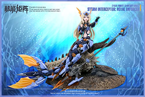 NUKE MATRIX "CYBER FOREST FANTASY GIRLS" STORM INTERCEPTOR: ROYAL ENFORCER PLASTIC MODEL KIT