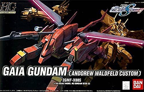 ZGMF-X88S GAIA GUNDAM ANDREW WALDFELD Benutzerdefinierte - 1/144 Maßstab - HG Gundam Samen (# 33) Kidou Senshi Gundam Seed Destiny - Bandai