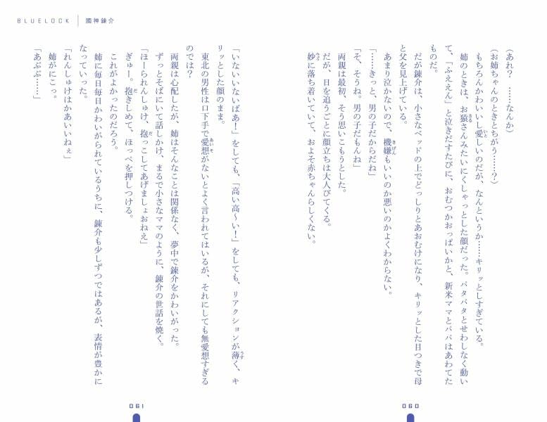 Novel "Blue Lock" Tatakai no Mae, Bokura wa. Niko, Kunigami, Hiori (Book)