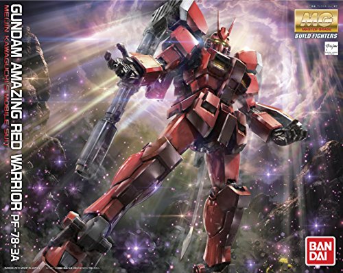 PF-78-3A Gundam Amazing Red Warrior-1/100 scale-MG (#189), Gundam Build Fighters Try-Bandai