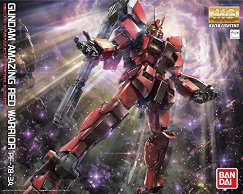 PF-78-3A Gundam Amazing Red Warrior - 1/100 Skala - MG (# 189), Gundam Build Fighters versuchen - Bandai