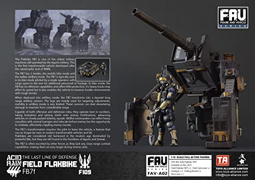 TOYS ALLIANCE LIMITED "ACID RAIN" 1/18 SCALE FAV-A02 Field Flakbike FB7f