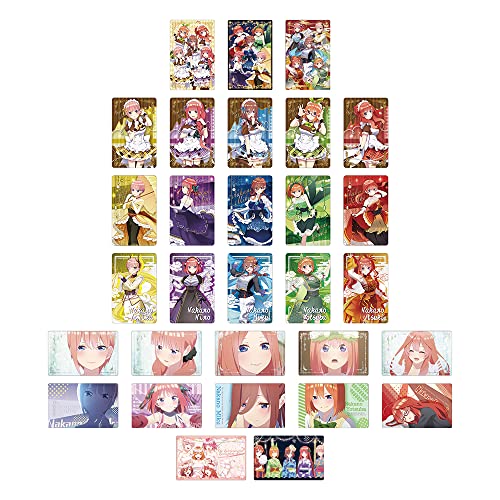 "The Quintessential Quintuplets Movie" Trading Metal Card Collection