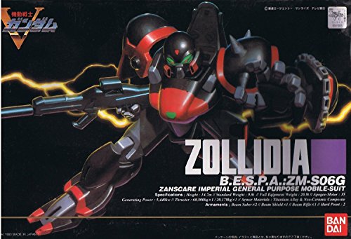 ZM-S06G ZOLLIDIA - 1/100 ÉCHELLE - 1/100 HG Victory Gundam Series (# 5), Victoire de Kidou Senshi Gundam - Bandai
