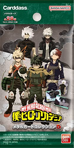 My Hero Academia Metal Card Collection 5 Pack Ver.