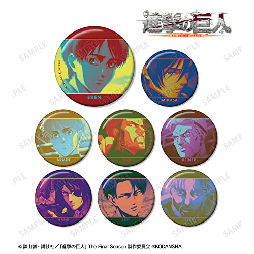 "Attack on Titan" Trading Paleful Can Badge