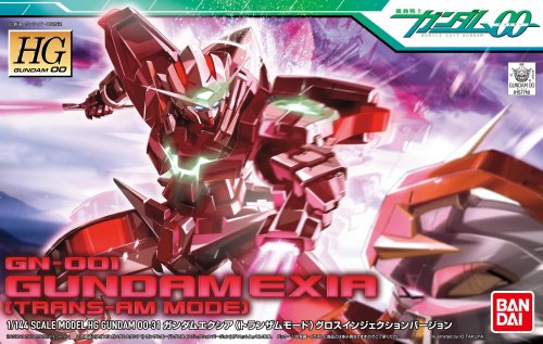 GN-001 Gundam Exia (Trans-Am Mode version) - 1/144 scale - HG00 (#31) Kidou Senshi Gundam 00 - Bandai