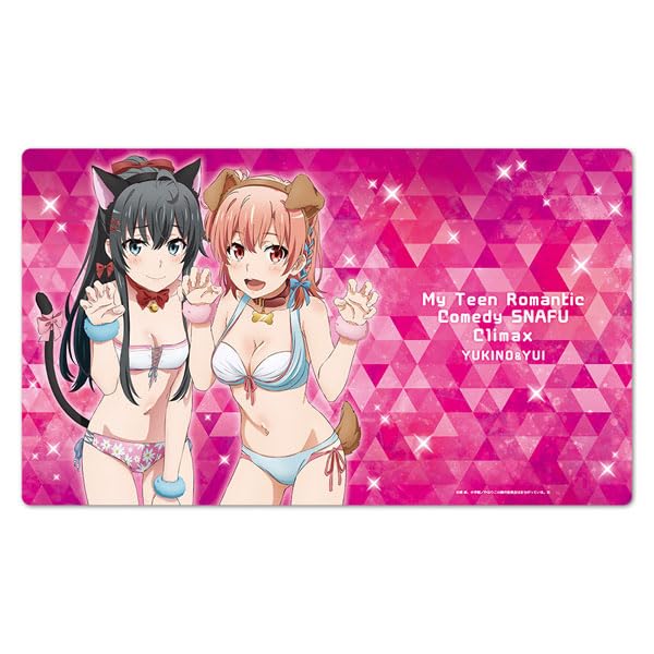"Yahari Ore no Seishun Love-come wa Machigatteiru. Kan" Character Rubber Mat D Yukino & Yui Swimwear Ver.