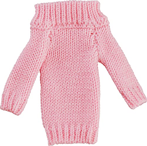 figma Styles Off-the-Shoulder Sweater Dress (Pink Beige)
