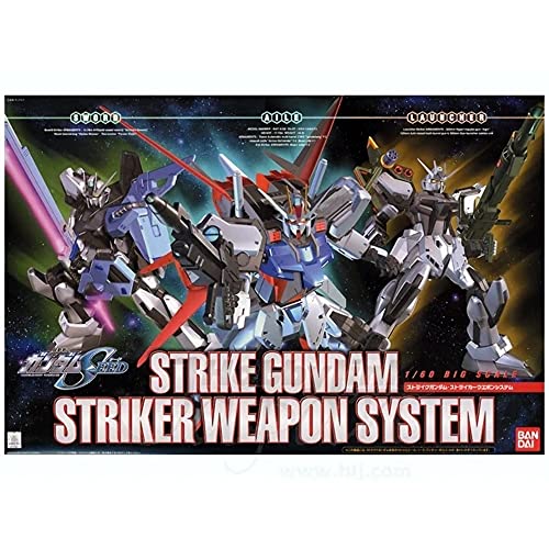 AT-X105 + AQM / E-X03 Launcher Strike Gundam Strike Gundam Striker Weapon System (Striker Arma System Version) - Scala 1/60 - Kicou Senshi Gundam Seeds - BA
