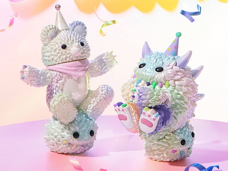POPMART x INSTINCTOY Muckey & Monster Fluffy Party Set