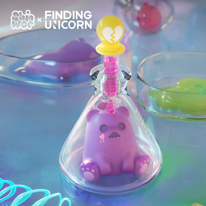 FINDING UNICORN BABY GHOST BEAR LOVESICK LAB SERIES TRADING FIGURE