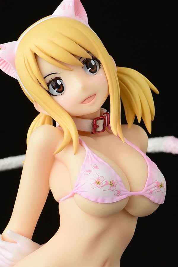 "Fairy Tail" Lucy Heartfilia Sakura Cat Gravure Style