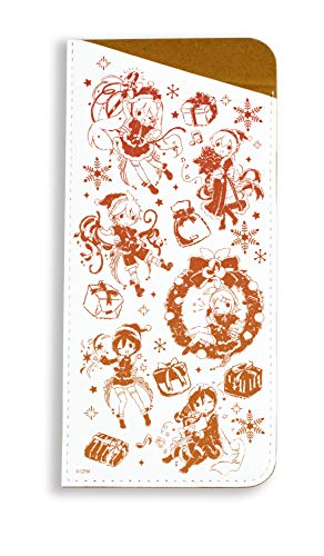 Chara Glass Case Piapro Characters 01 Christmas Ver. Pattern Design (Graff Art Design)
