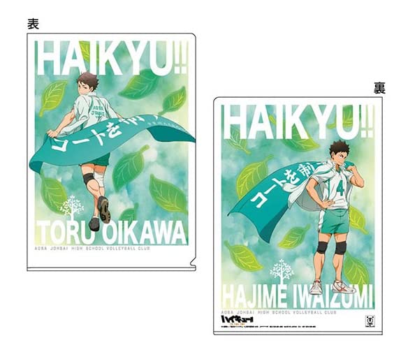 "Haikyu!! To The Top" Clear File C Oikawa, Iwaizumi