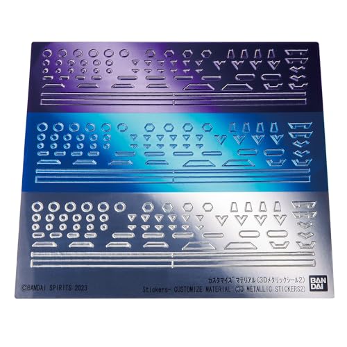 30MM Customize Material (3D Metallic Sticker 2)