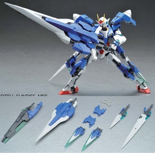 GN-0000/7S - 00 Spada da da Gundam Sette GN-0000GNW/7SG - 00 Gundam Seven Sword/G - 1/100 scala - MG (#148) Kidou Senshi Gundam 00 - Bandai