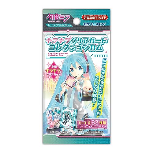 Hatsune Miku Kirakira Clear Card Collection