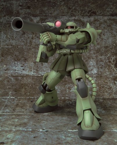 MS-06F Zaku II Extended Mobile Suit in Action!! Kidou Senshi Gundam - Bandai
