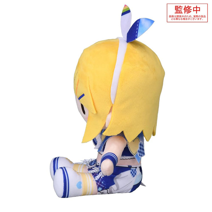 "Project SEKAI Colorful Stage! feat. Hatsune Miku" Fuwa Petit Plush Kagamine Rin in Stage SEKAI -Let's RE:START From Here!- M