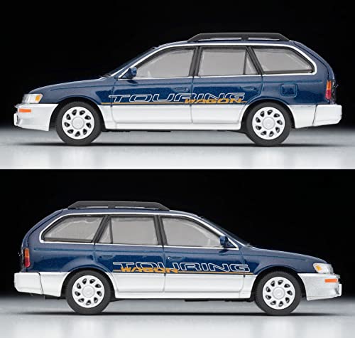1/64 Scale Tomica Limited Vintage NEO TLV-N287a Toyota Corolla Wagon L Touring Options Equipped Type (Blue / Silver) 1996