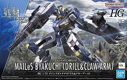 HG 1/72 "Amaim Warrior at the Borderline: Frost Flower" MAILeS BYAKUCHI (Drill & Claw Arm)