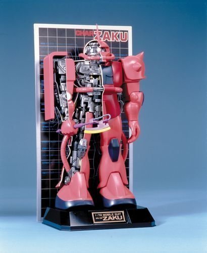 MS-06S Zaku II COMMANDER TYPE CHAR AZNABLE CUSTOM (Versión Modelo Mecánico) - Escala 1/72 - Kidou Senshi Gundam - Bandai