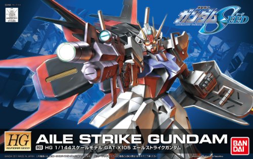 GAT-X105 + AQM / E-X01 AQU / E-X01 Strike Gundam (versión Remaster) - 1/144 Scale - HG Gundam Semilla (R01) Kidou Senshi Gundam Seed - Bandai