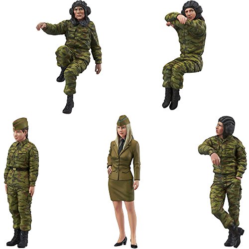 Ensemble d'équipage de réservoir moderne russe - 1/35 échelle - Plamax (35-01), caractère original - Max usine