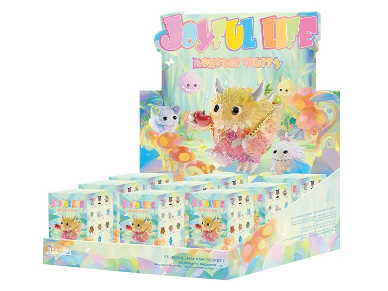 POPMART INSTINCTOY Monster Fluffy Joyful Life Series
