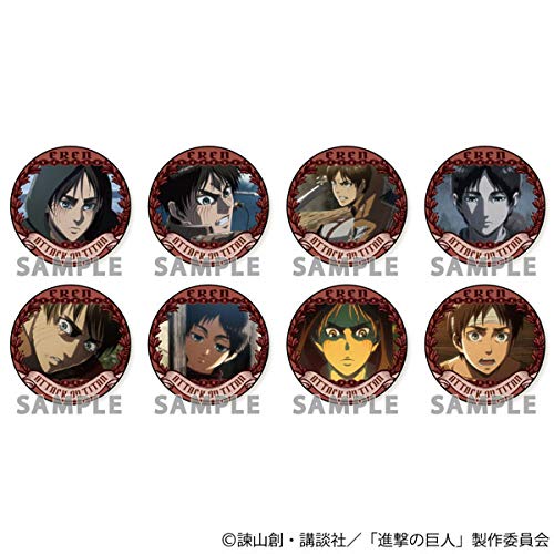 "Attack on Titan" Trading Can Badge Eren Special Part 1