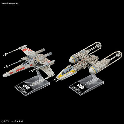 "Star Wars" 1/144 X Wing Star Fighter & Y Wing Star Fighter