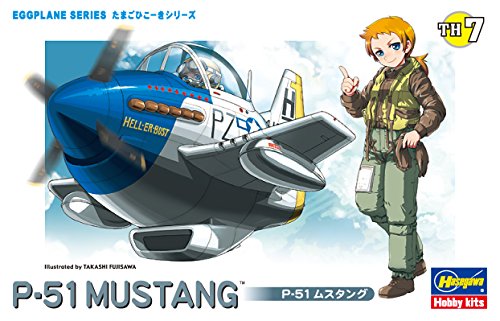 P-51 Série Mustang Eggplane-Hasegawa