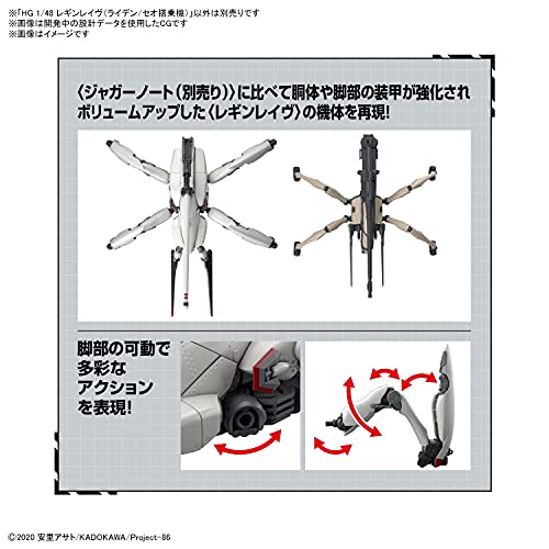 HG 1/48 "86 -Eighty Six-" Reginleif (Regular Type/Machine Gun Equipped)
