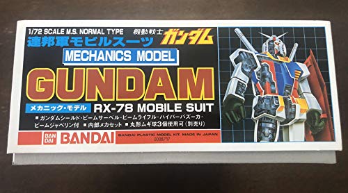 RX-78-2 Gundam (version de modèle mécanique) - 1/72 Échelle - Kidou Senshi Gundam - Bandai
