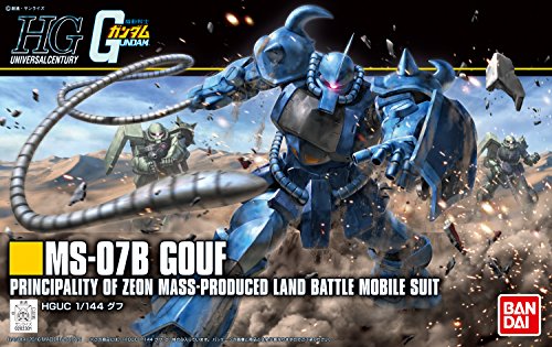 MS-07B Gouf (Revive ver. version) - 1/144 scale - HGUC (#196), Kidou Senshi Gundam - Bandai